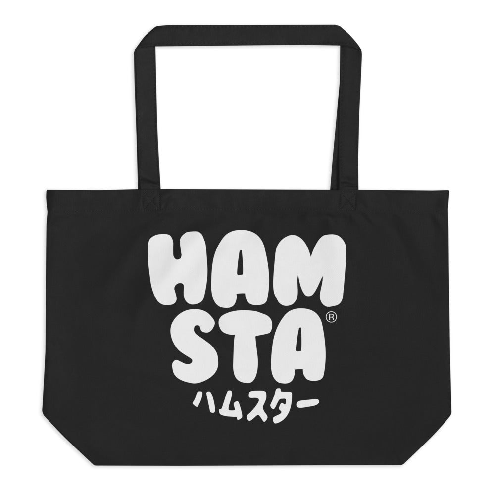 HAMSTA® Da White Logo - Large Tote Bag