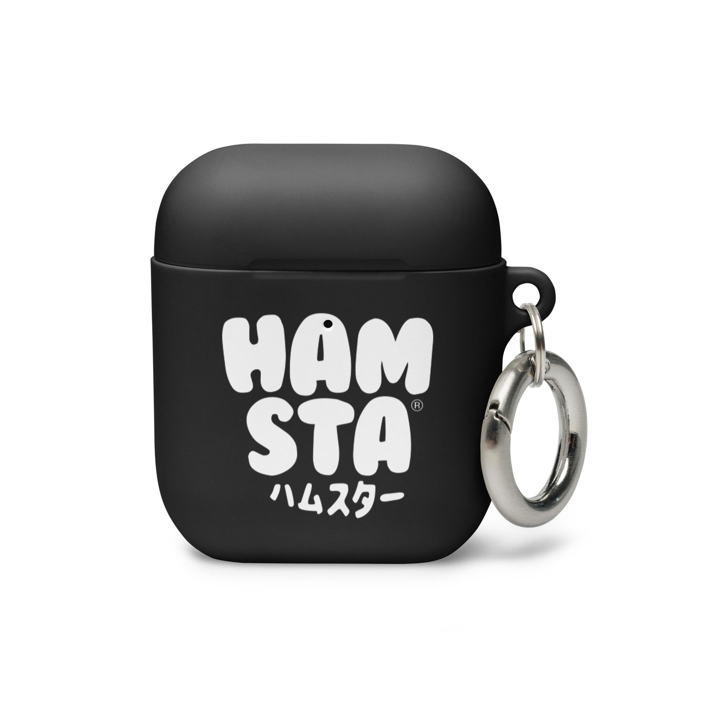 HAMSTA® Da White Logo - Rubber Case for AirPods®