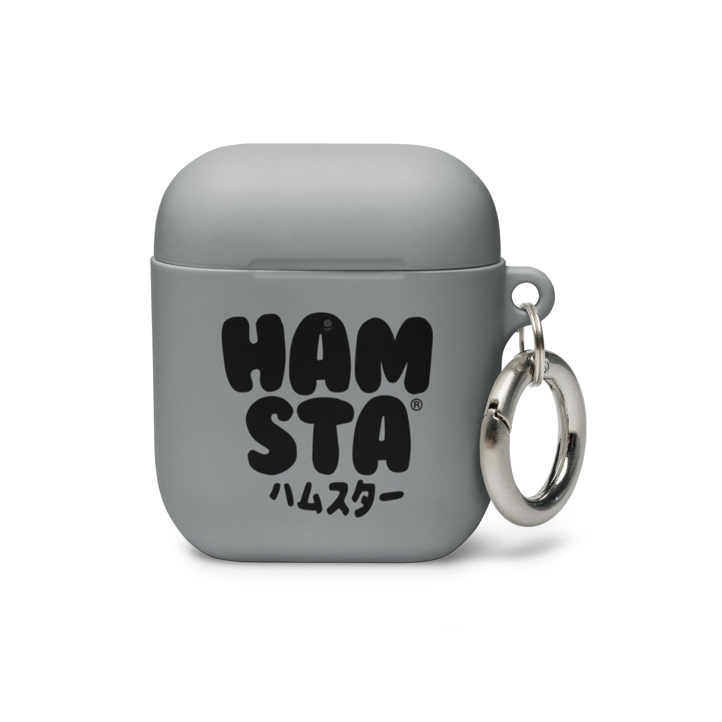HAMSTA® Da Black Logo / Rubber Case for AirPods®