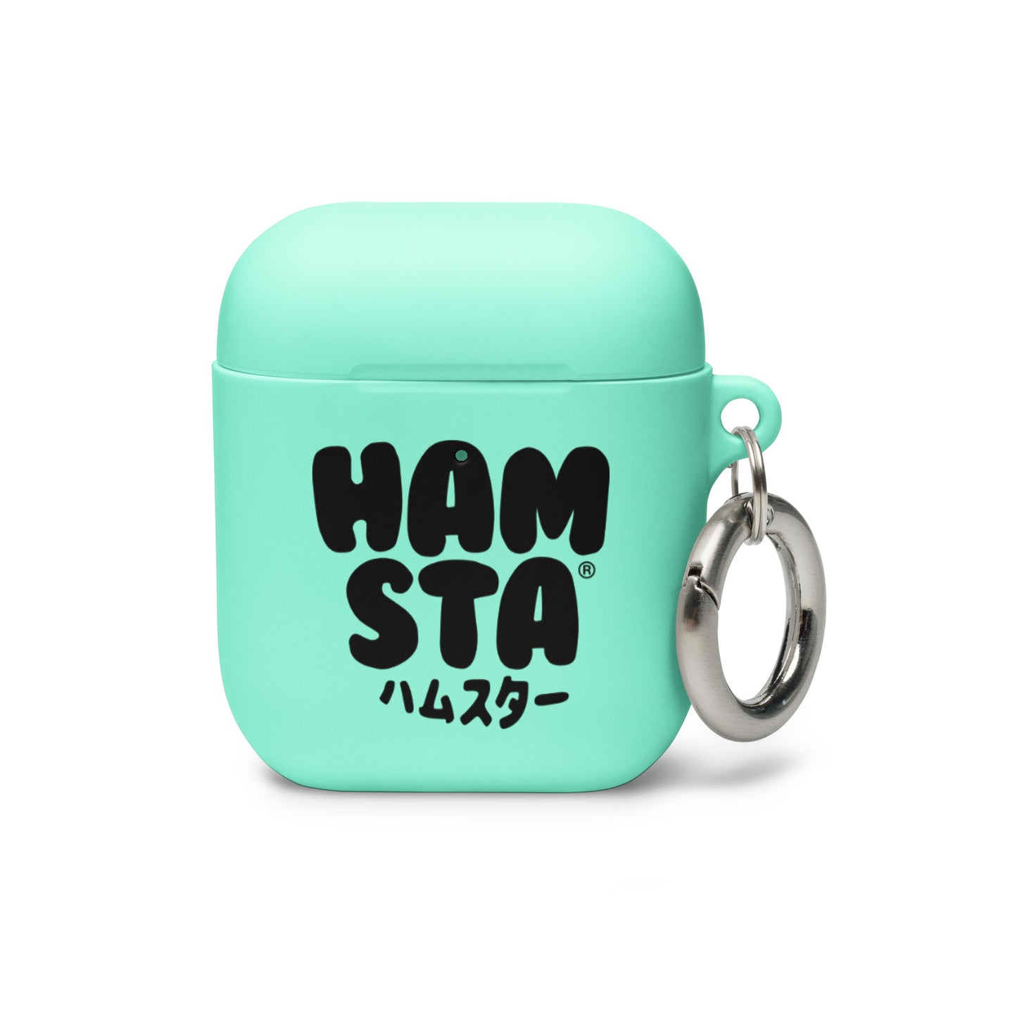 HAMSTA® Da Black Logo / Rubber Case for AirPods®