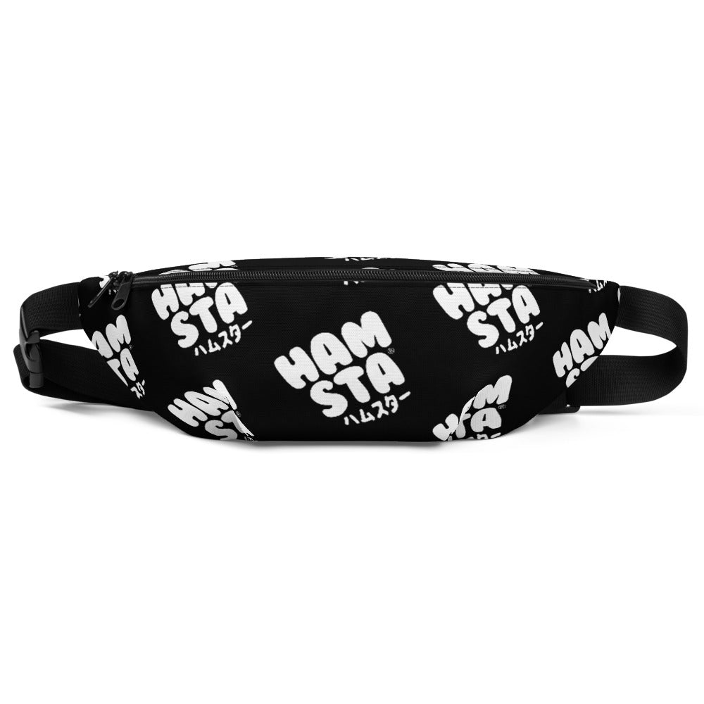 HAMSTA® Da White Logo Repeat - Fanny Pack