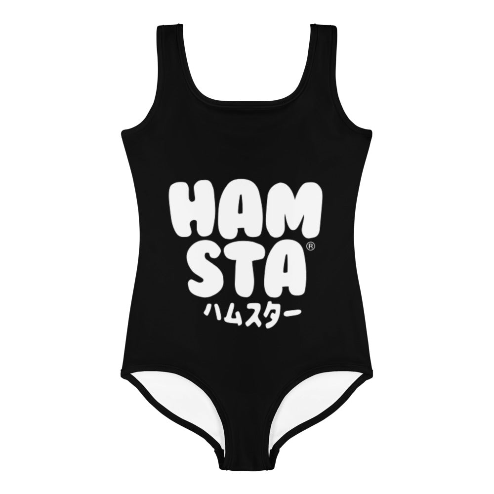 HAMSTA® Da White Logo - Kids Swimsuit