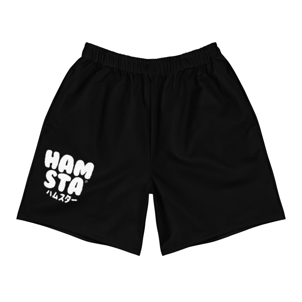 HAMSTA® Da White Logo - Men's Athletic Long Shorts