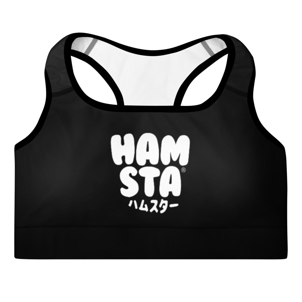 HAMSTA® Da White Logo - Sports Bra