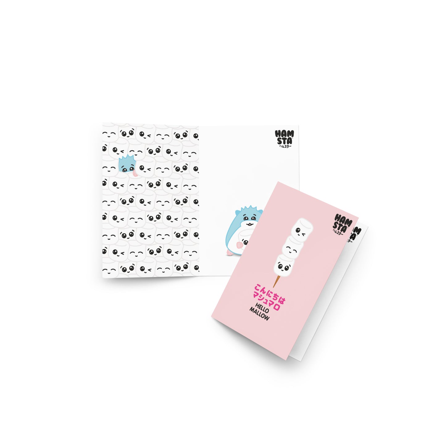 HAMSTA® Marshmallow Moods / Hello Mellow - Greeting card