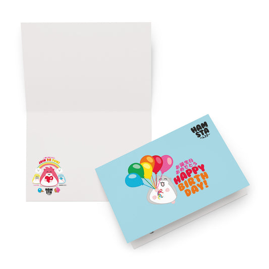 HAMSTA® Bob Soda / Happy Birthday! - Greeting card