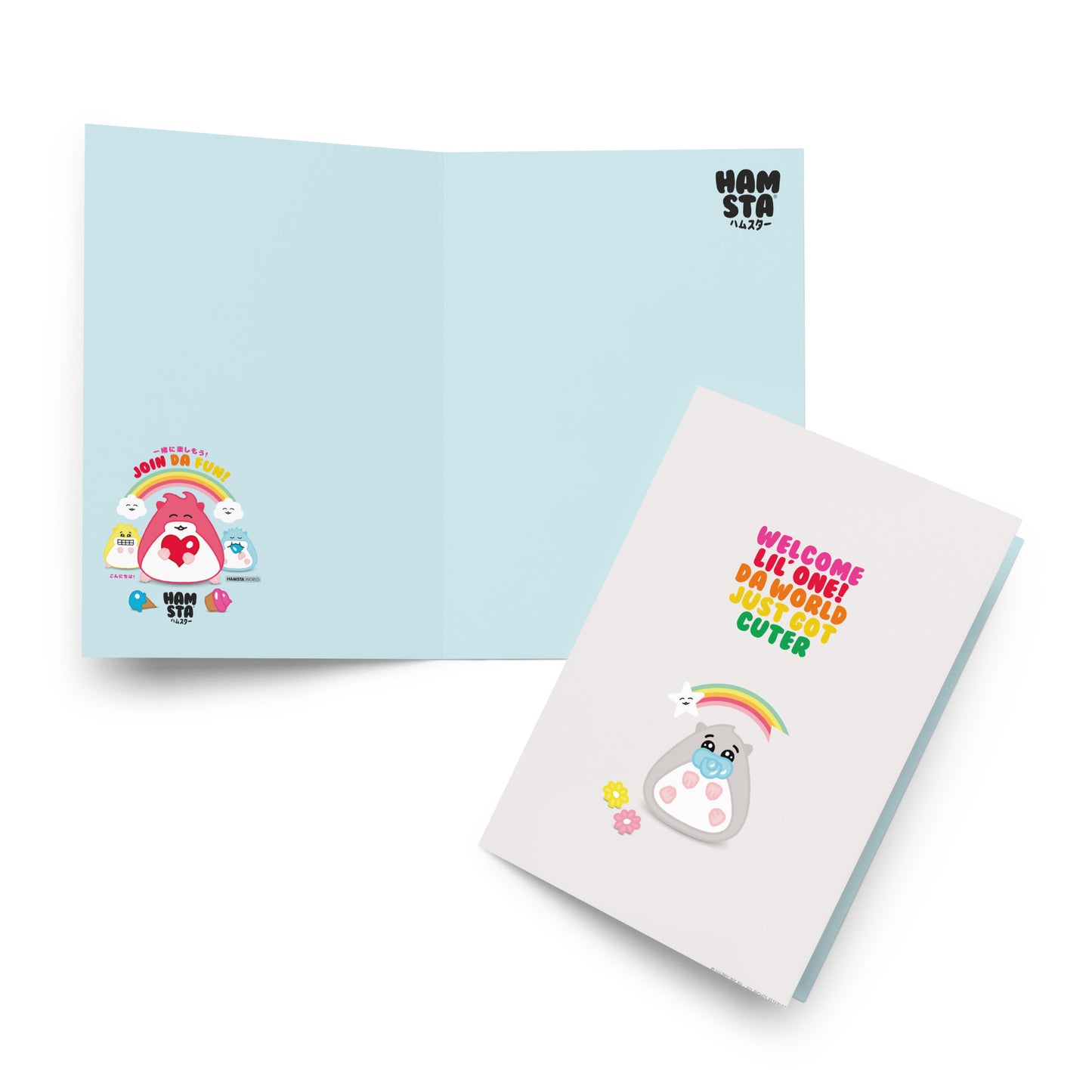 HAMSTA® Dim / Baby - Greeting Card