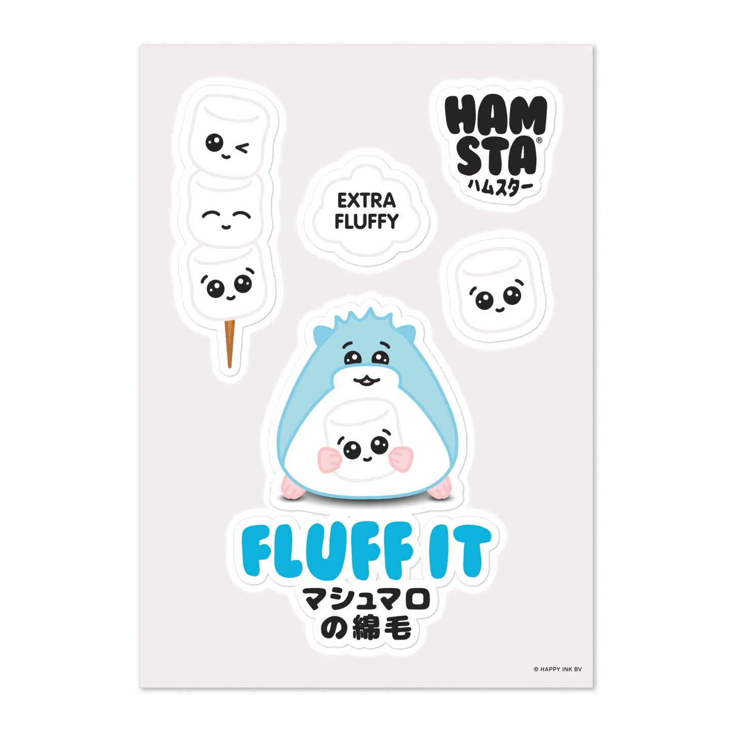 HAMSTA® Marshmallow Moods - Sticker sheet