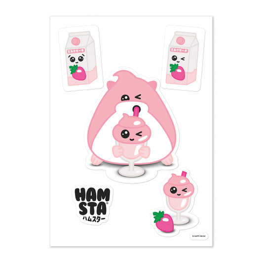HAMSTA® Milkshake Mornings - Sticker sheet