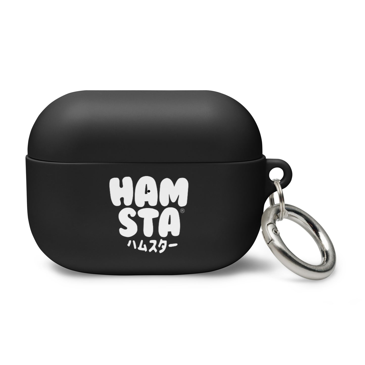 HAMSTA® Da White Logo - Rubber Case for AirPods®