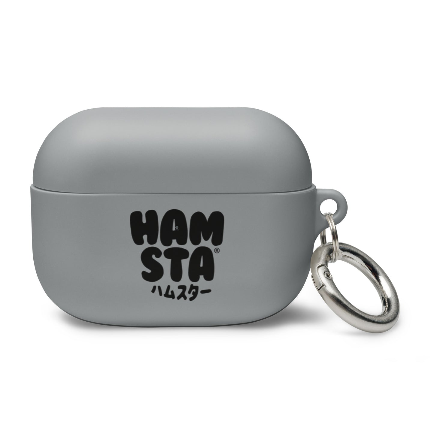 HAMSTA® Da Black Logo / Rubber Case for AirPods®