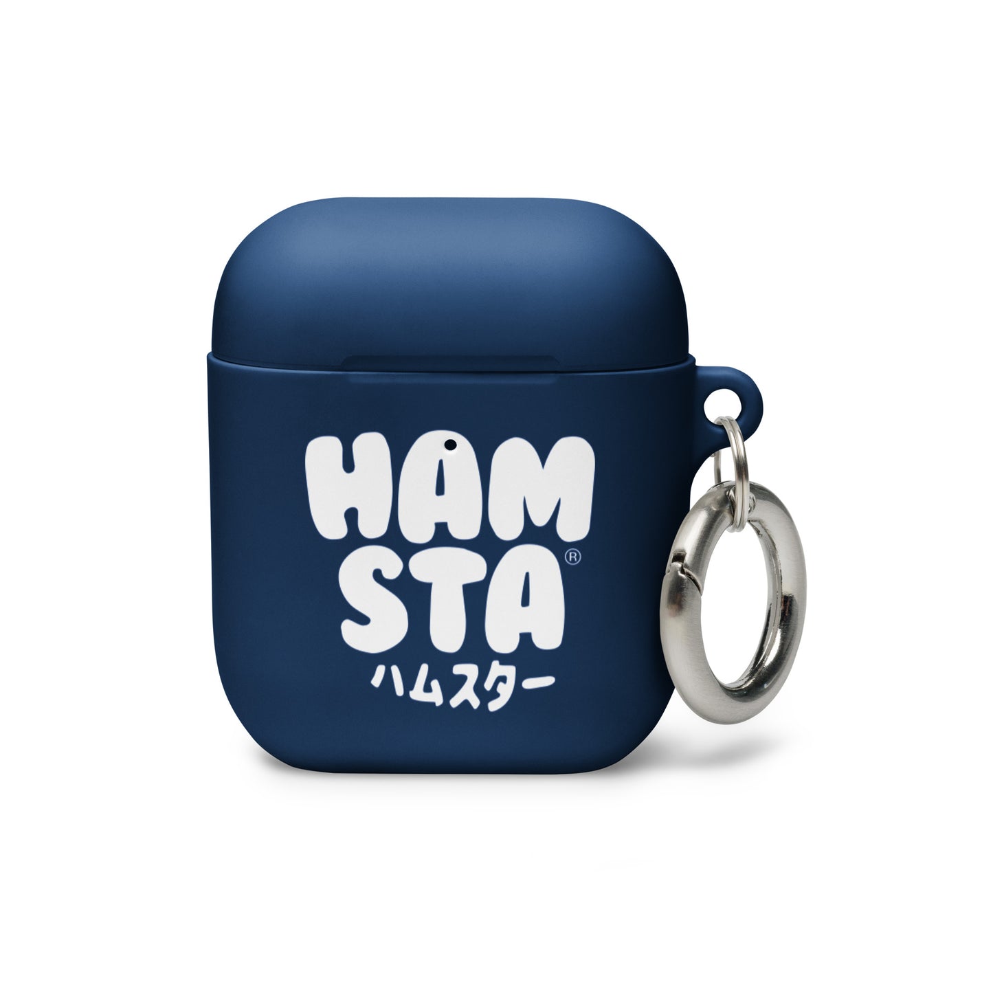 HAMSTA® Da White Logo - Rubber Case for AirPods®