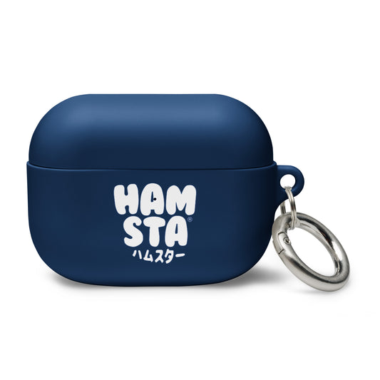HAMSTA® Da White Logo - Rubber Case for AirPods®