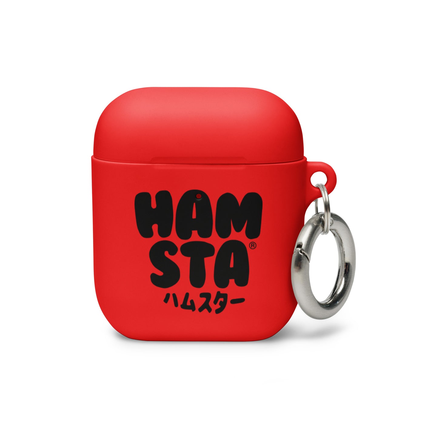 HAMSTA® Da Black Logo / Rubber Case for AirPods®
