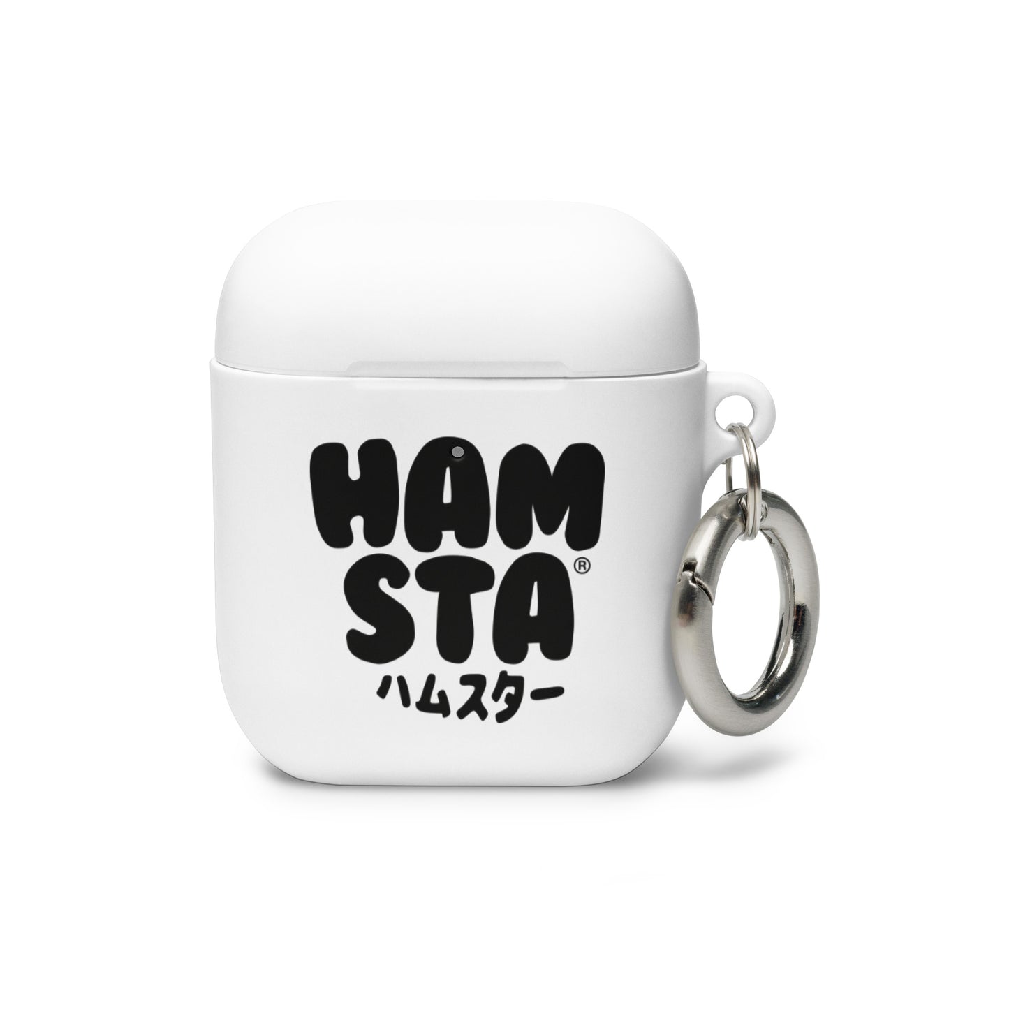 HAMSTA® Da Black Logo / Rubber Case for AirPods®