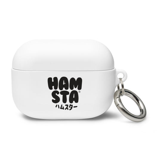 HAMSTA® Da Black Logo / Rubber Case for AirPods®