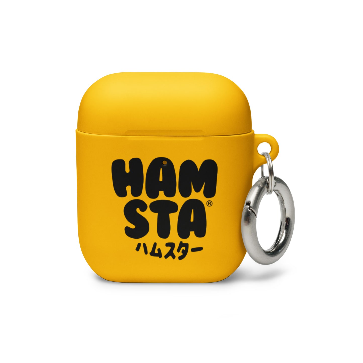 HAMSTA® Da Black Logo / Rubber Case for AirPods®