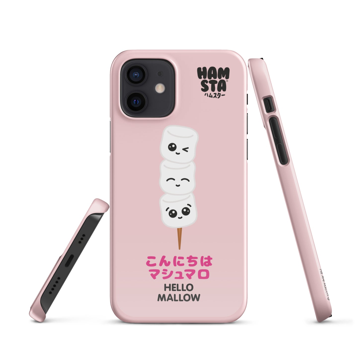 HAMSTA® Marshmallow Moods / Hello Mallow Pink - Snap case for iPhone®