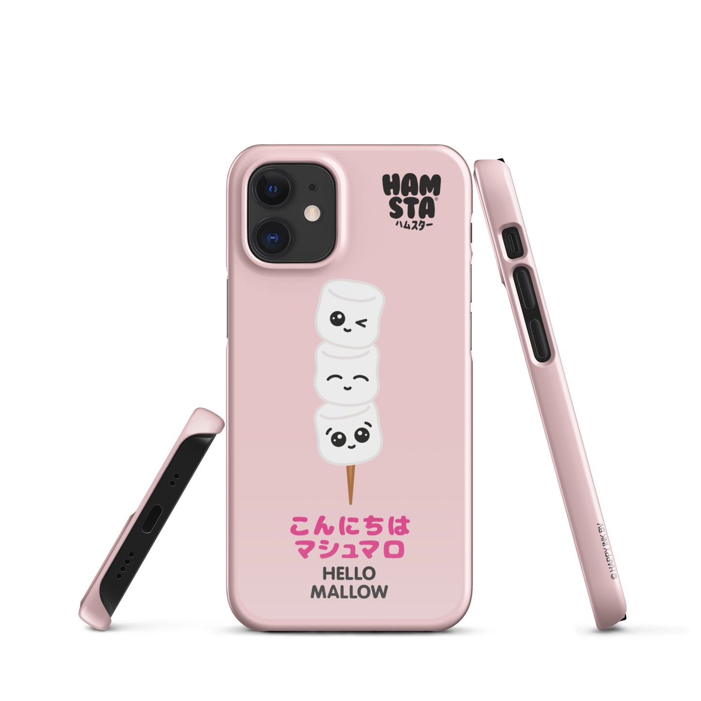 HAMSTA® Marshmallow Moods / Hello Mallow Pink - Snap case for iPhone®