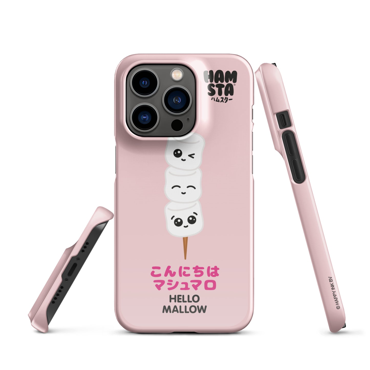 HAMSTA® Marshmallow Moods / Hello Mallow Pink - Snap case for iPhone®