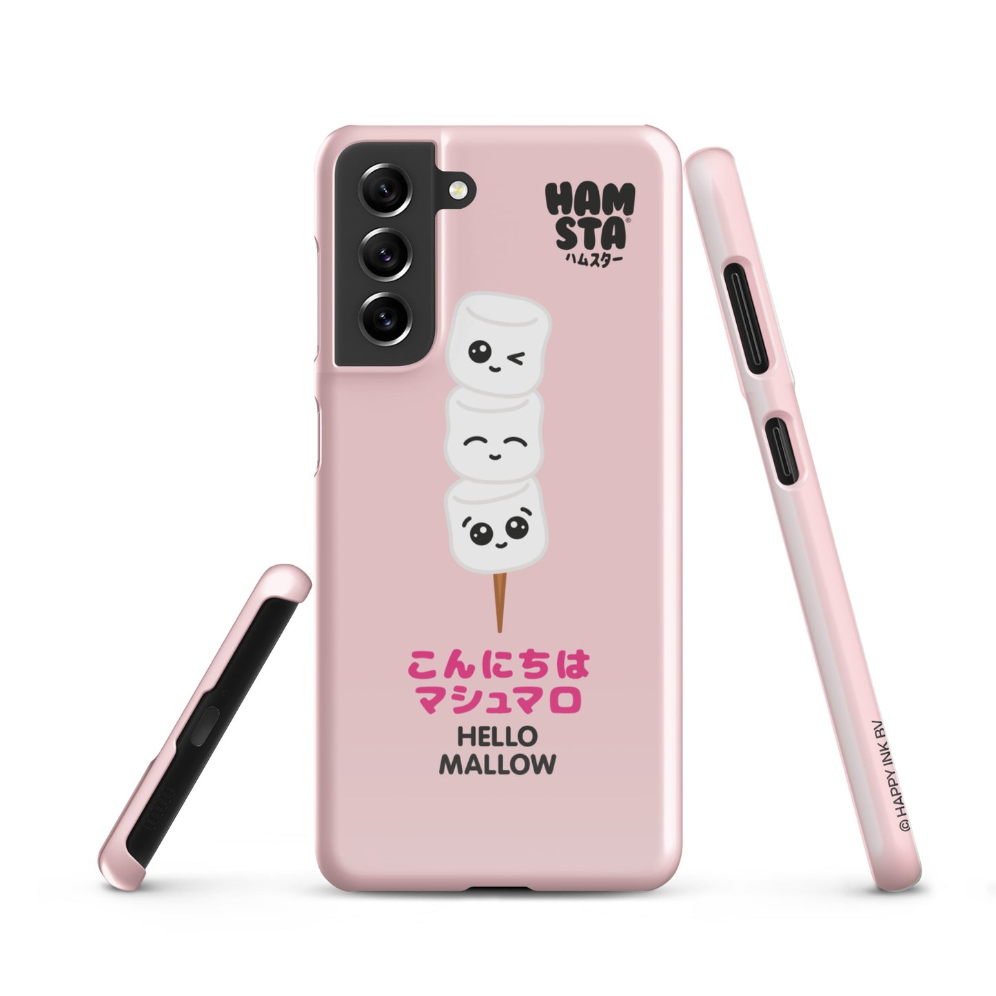 HAMSTA® Marshmallow Moods / Hello Mallow Pink - Snap case for Samsung®