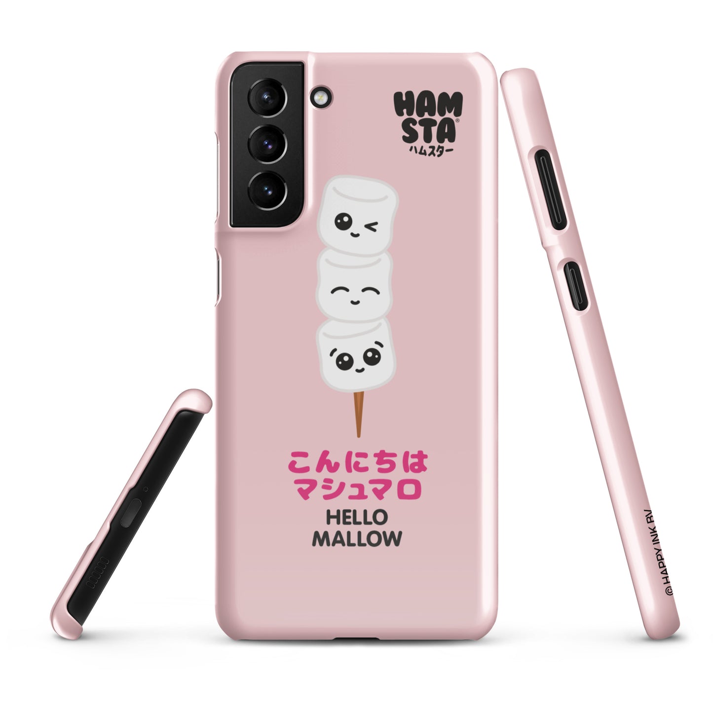 HAMSTA® Marshmallow Moods / Hello Mallow Pink - Snap case for Samsung®