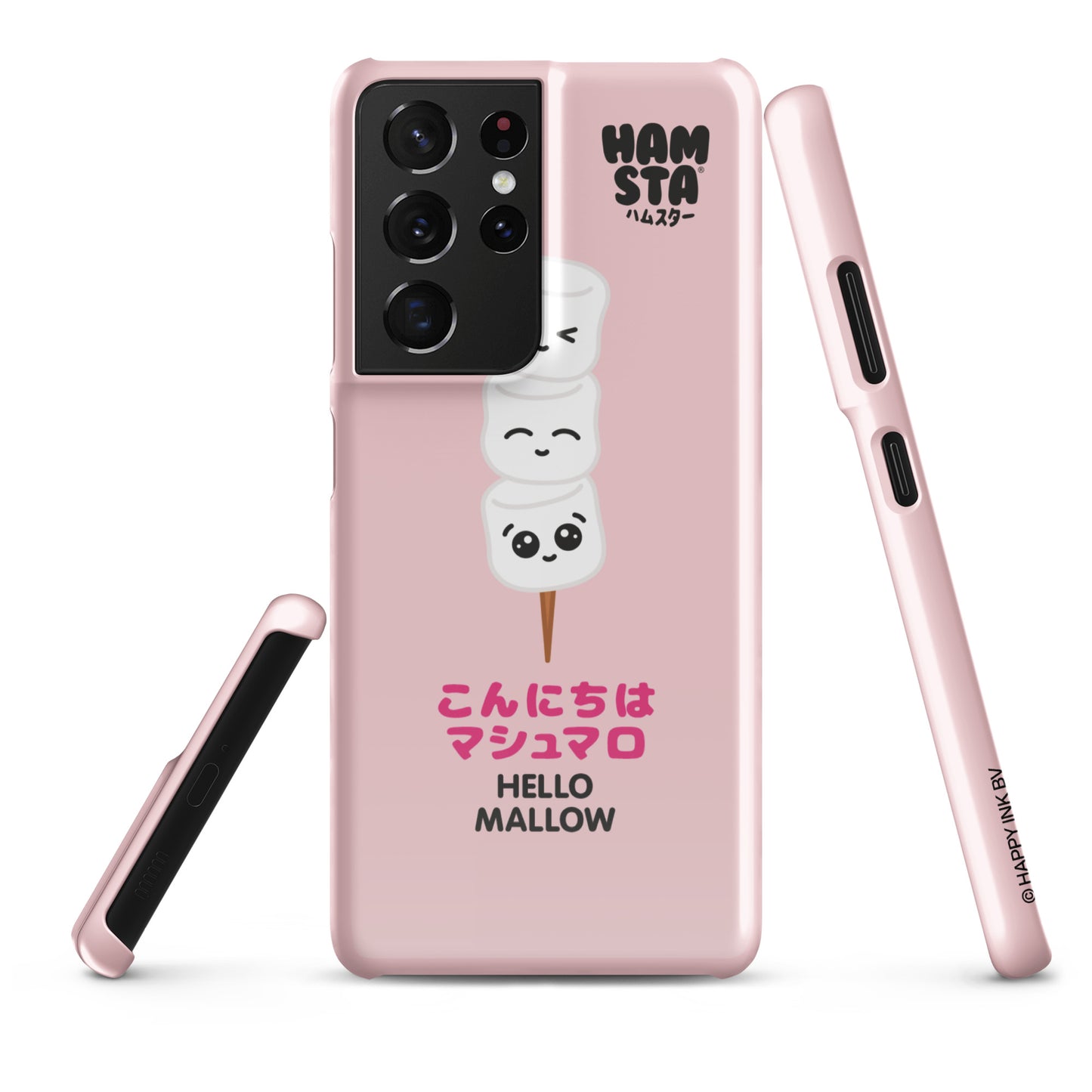 HAMSTA® Marshmallow Moods / Hello Mallow Pink - Snap case for Samsung®