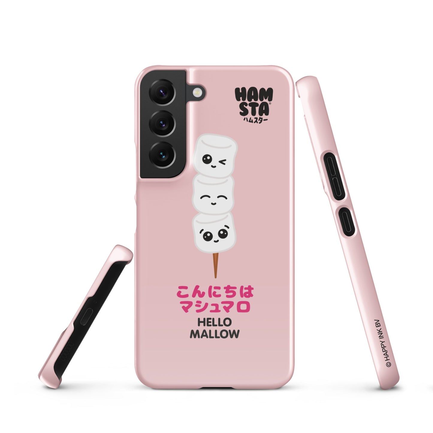 HAMSTA® Marshmallow Moods / Hello Mallow Pink - Snap case for Samsung®