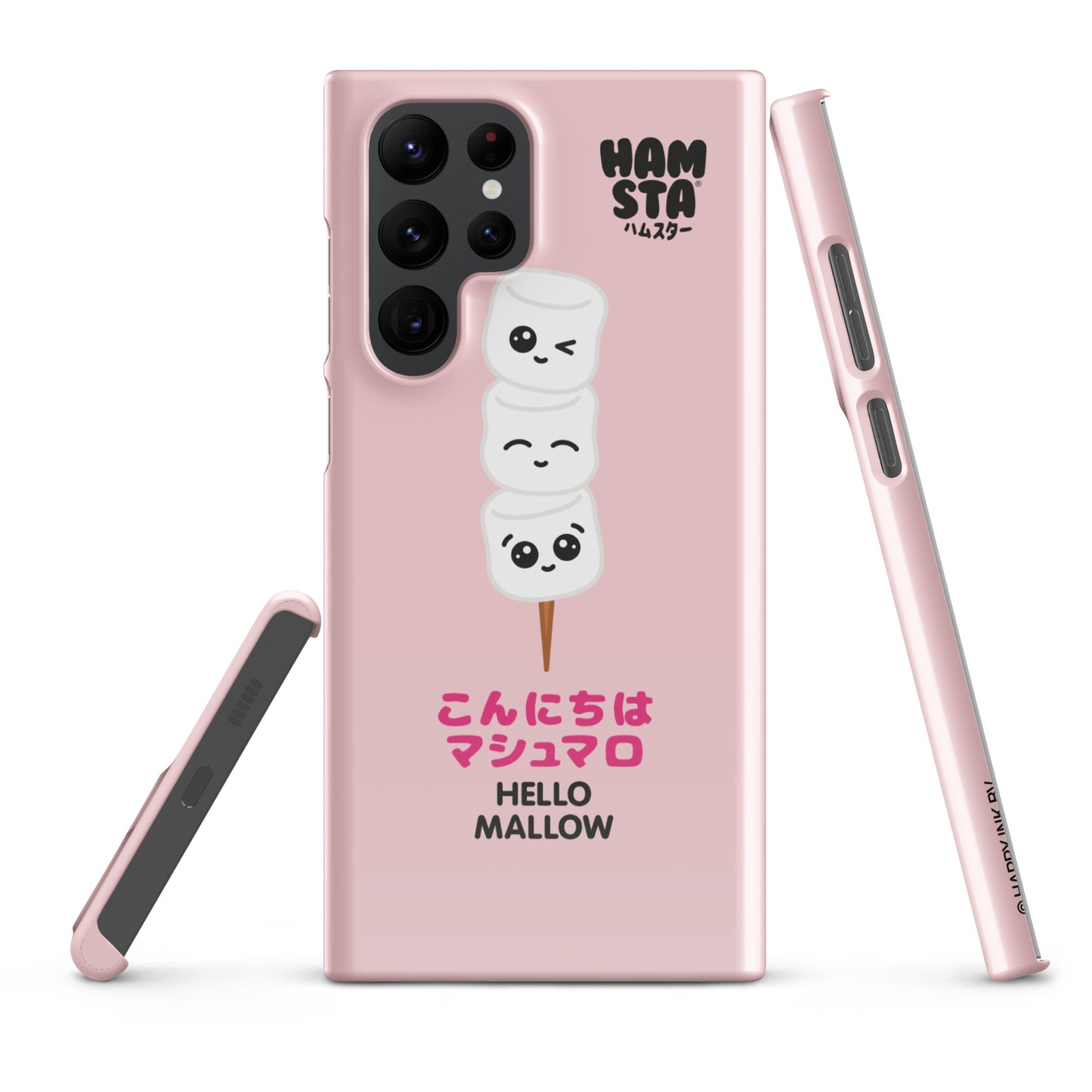 HAMSTA® Marshmallow Moods / Hello Mallow Pink - Snap case for Samsung®