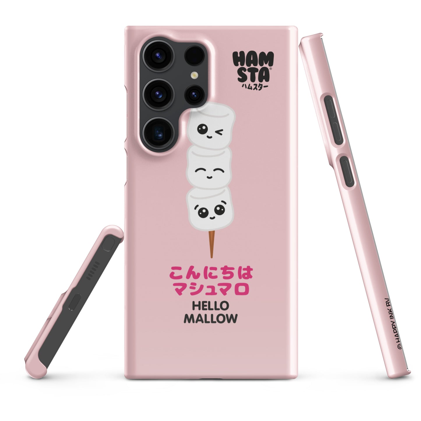 HAMSTA® Marshmallow Moods / Hello Mallow Pink - Snap case for Samsung®
