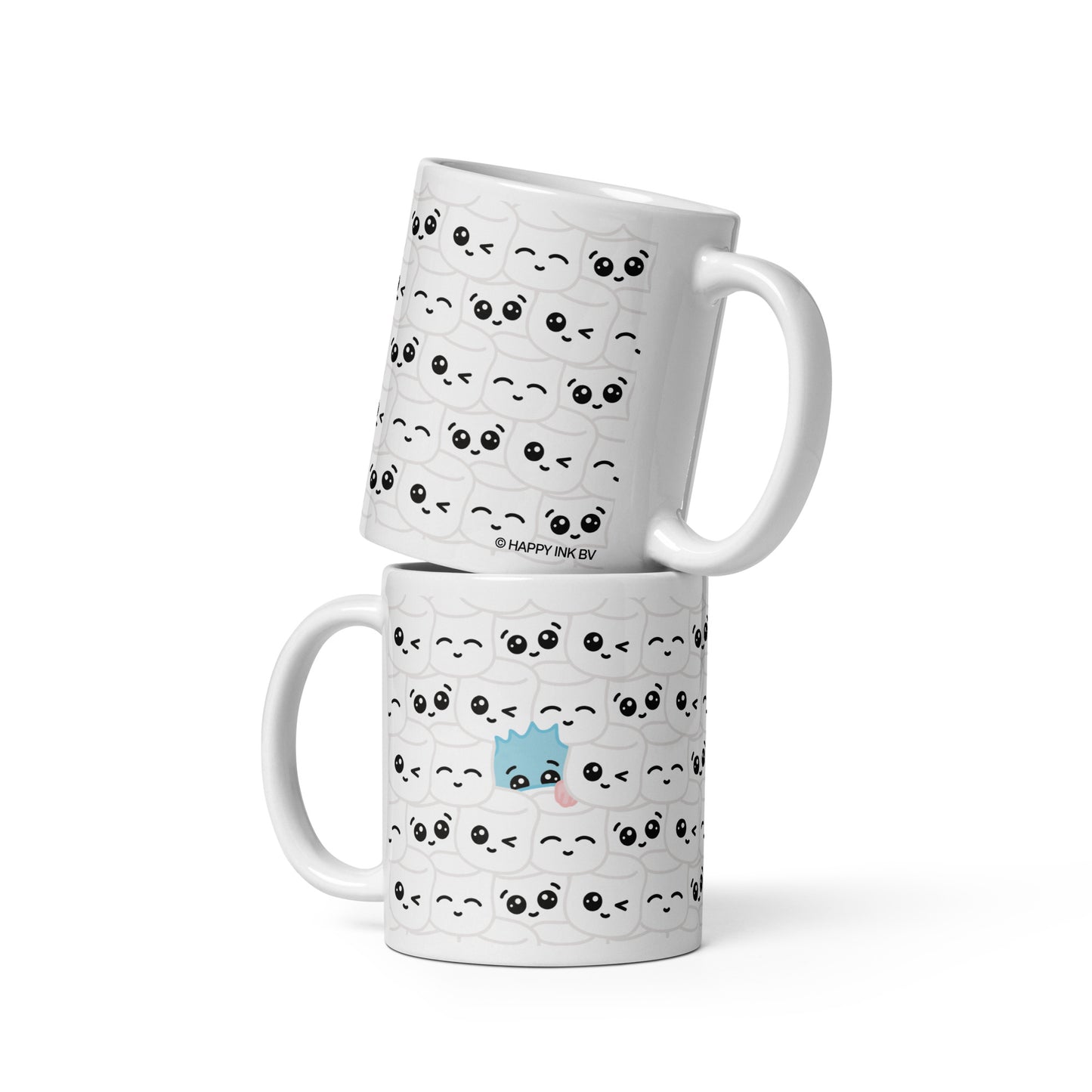 HAMSTA® Marshmallow Moods / Wallpaper - White glossy mug