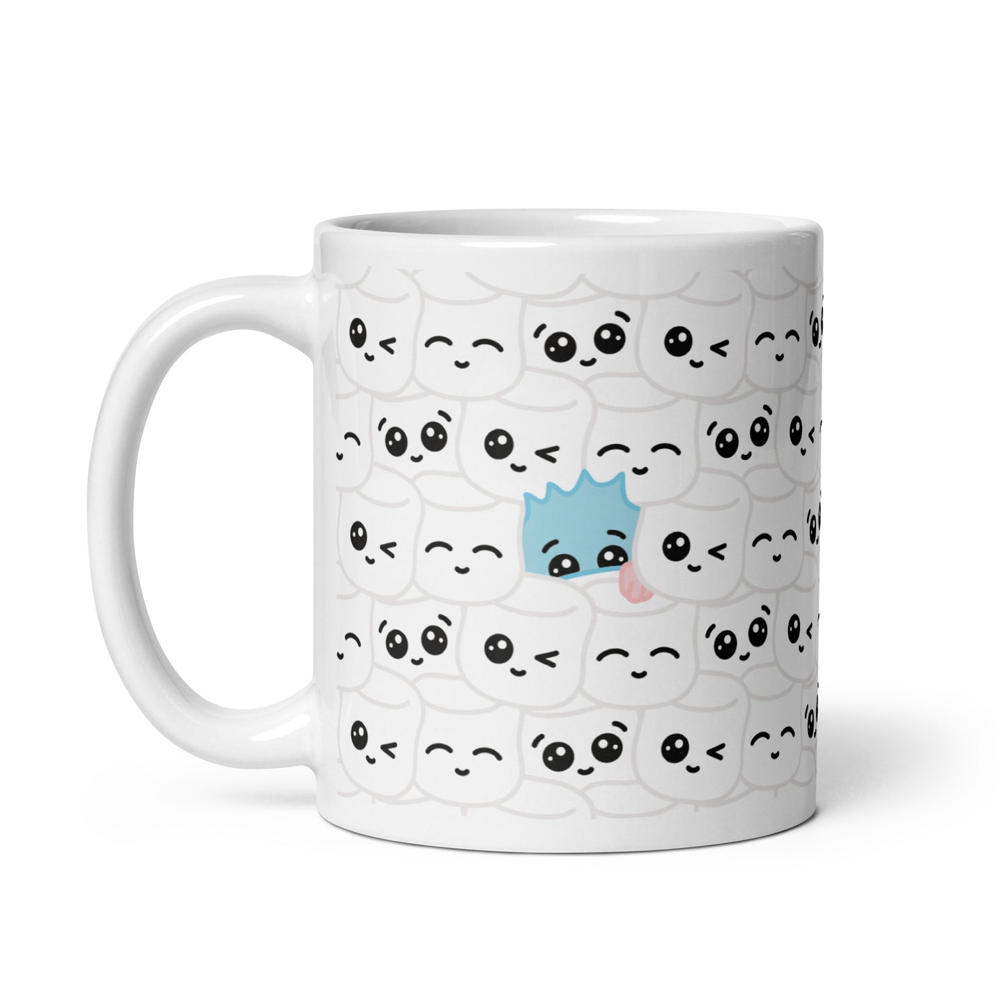 HAMSTA® Marshmallow Moods / Wallpaper - White glossy mug
